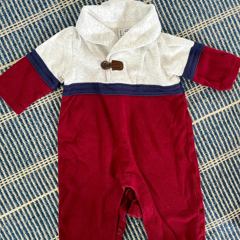 Janie and jack boys 0-3 romper